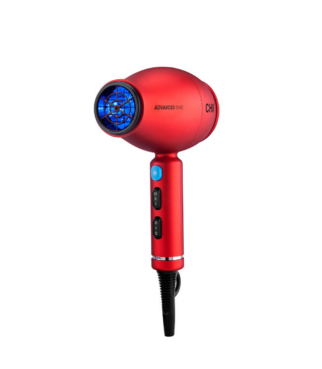 Chi 1875 Series Advanced Ionic Compact Hair Dryer - Red
