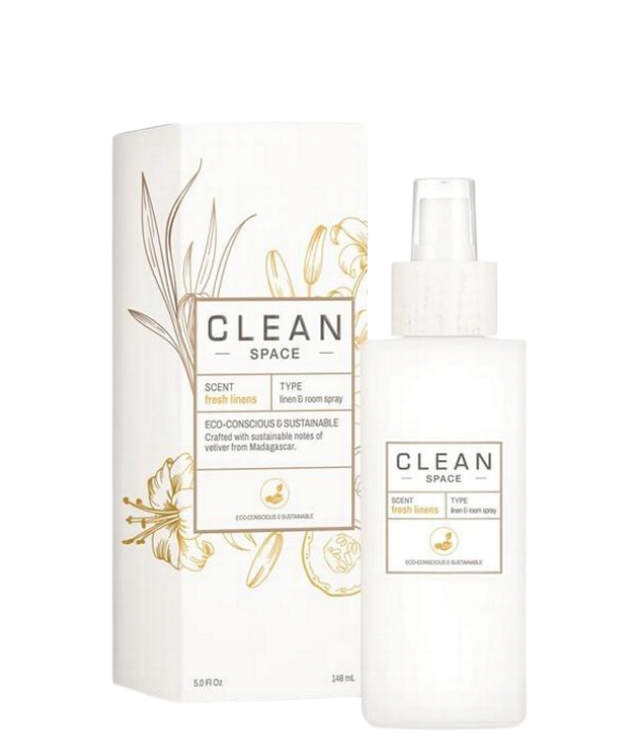 CLEAN Space Linen & Room Spray, Fresh Linens 148 ml.