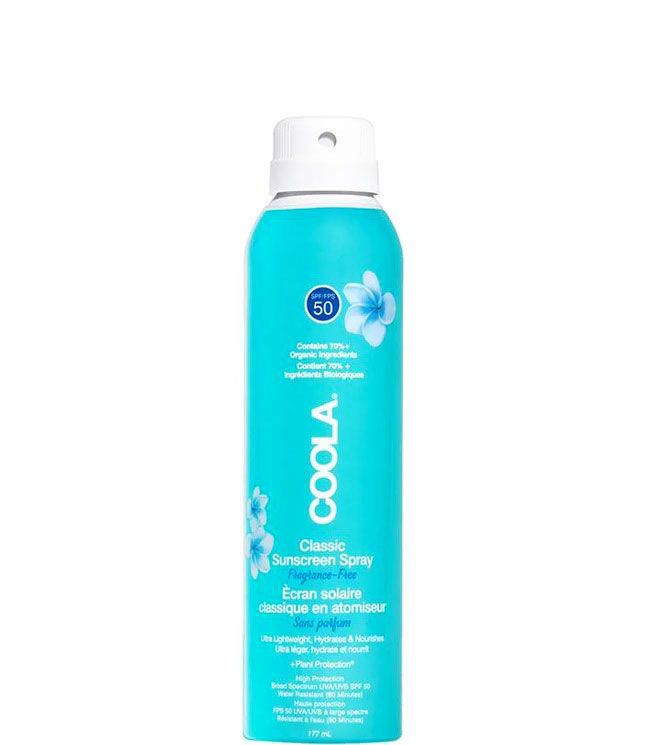 COOLA Classic Body Spray Fragrance-Free SPF50, 177 ml.