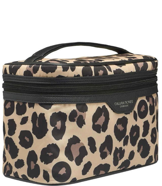 Gillian Jones Beautyboks i 100% genanvendt plastik - Leopard