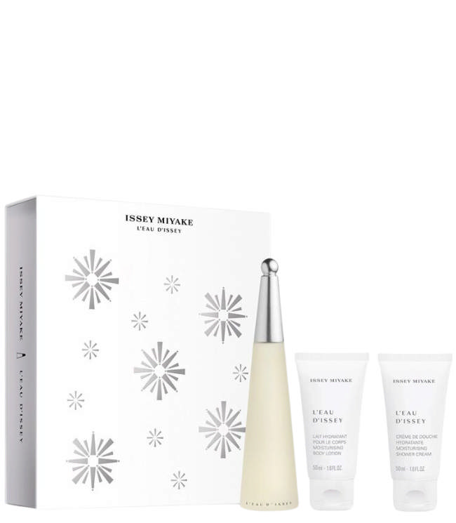 Issey Miyake L'Eau D'Issey Gift Set - EDT 50 ml + Bodylotion 50 ml + Shower Cream 50 ml.