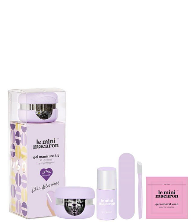 Le Mini Macaron Manicure Kit Lilac Blossom, 10 ml.