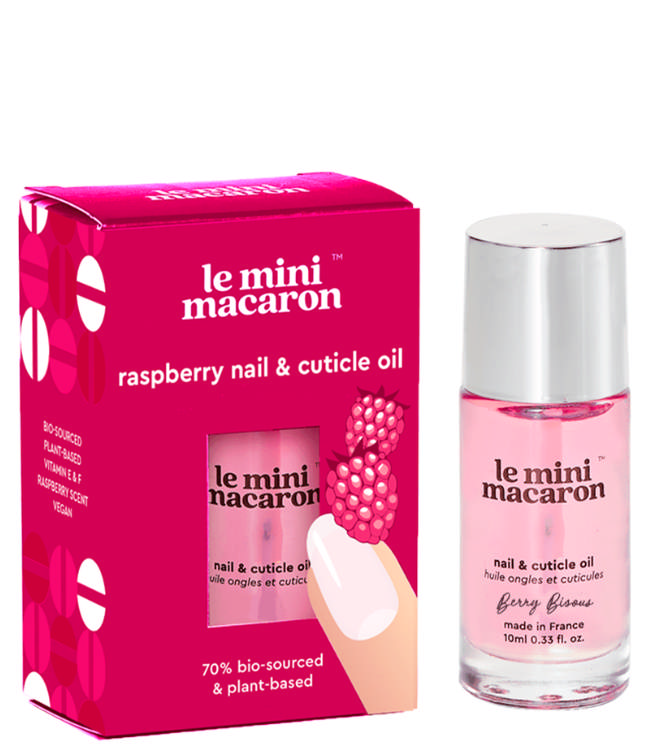 Le Mini Macaron Nail & Cuticle Oil, Raspberry Berry Bisous