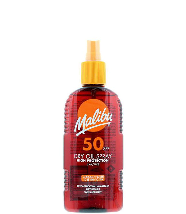 Malibu Dry Oil Sun Spray SPF50, 100 ml.