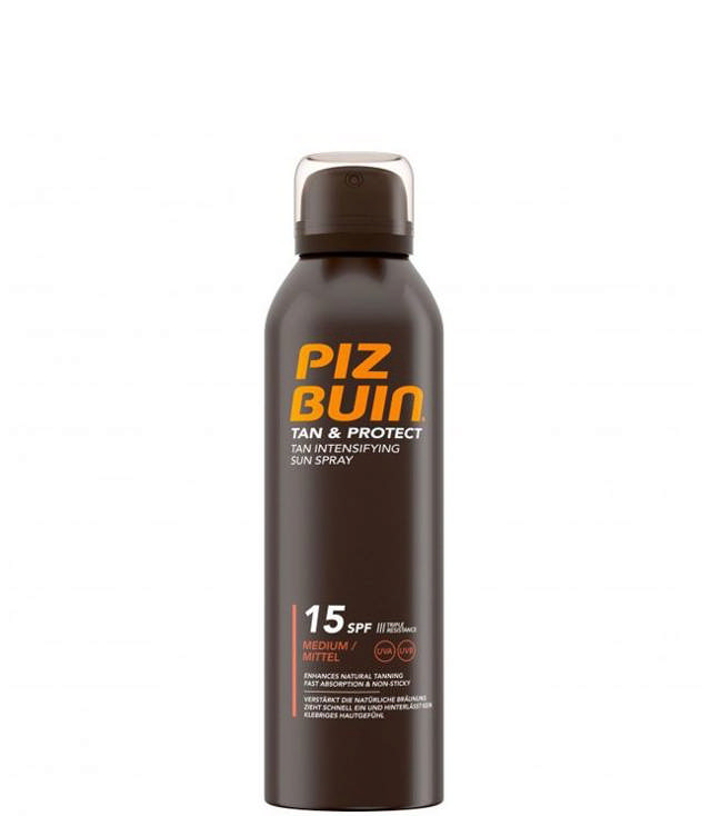 Piz Buin Tan & Protect Tan Intensifying Sun Spray SPF15, 150 ml.