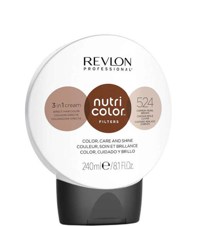 Revlon Nutri Color Filters 524 Coppery Pearl Brown, 240 ml.