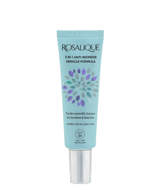 Rosalique 3-In-1 Anti-Redness Miracle Formula SPF50, 30 ml.