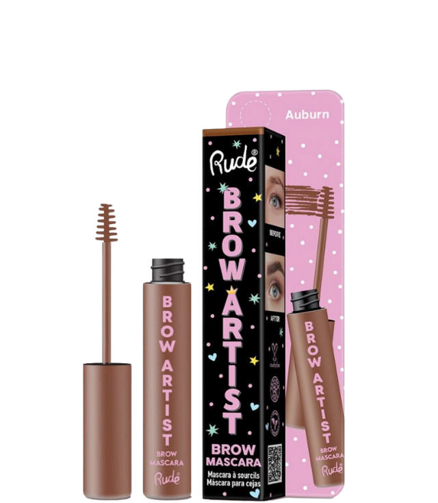 Rude Cosmetics Brow Artist Brow Mascara - Auburn