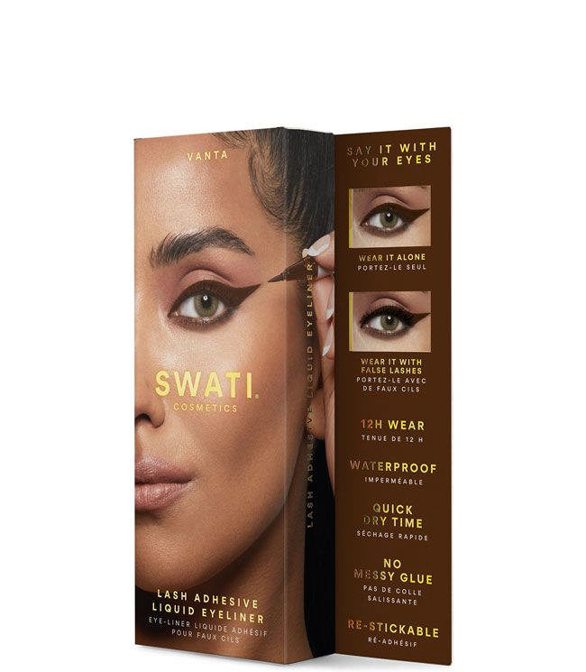 SWATI Cosmetics Vanta Lash Adhesive Liquid Eyeliner Brown, 0,9 ml.