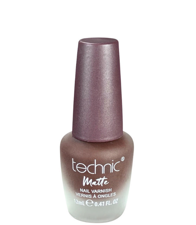 TECHNIC Matte Nail Polish, 12 ml. - Cocoa