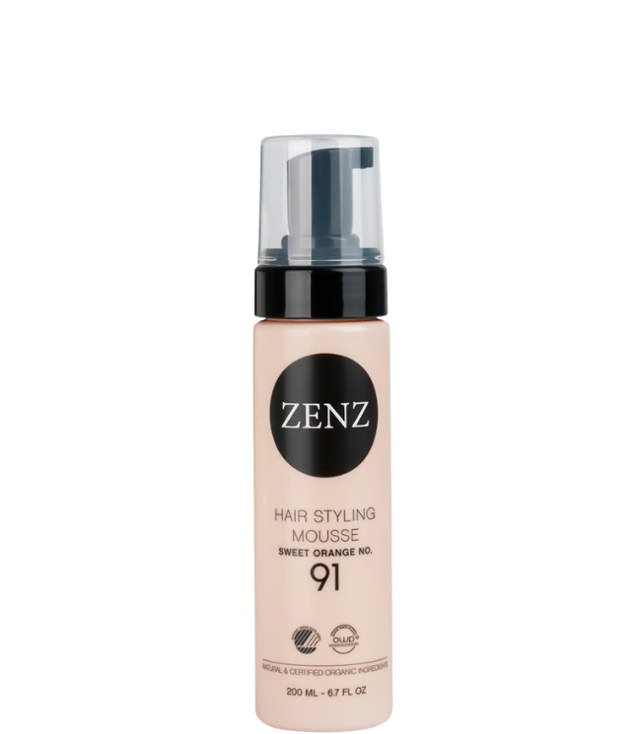 ZENZ Organic Hair Styling Mousse Sweet Orange No. 91, 200 ml.